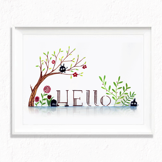 Black Ink Monsters – Hello Spring